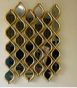 3 in 1 Wavy Decor Mirrors | Elegant Wall Mirrors Available in Gold & Silver