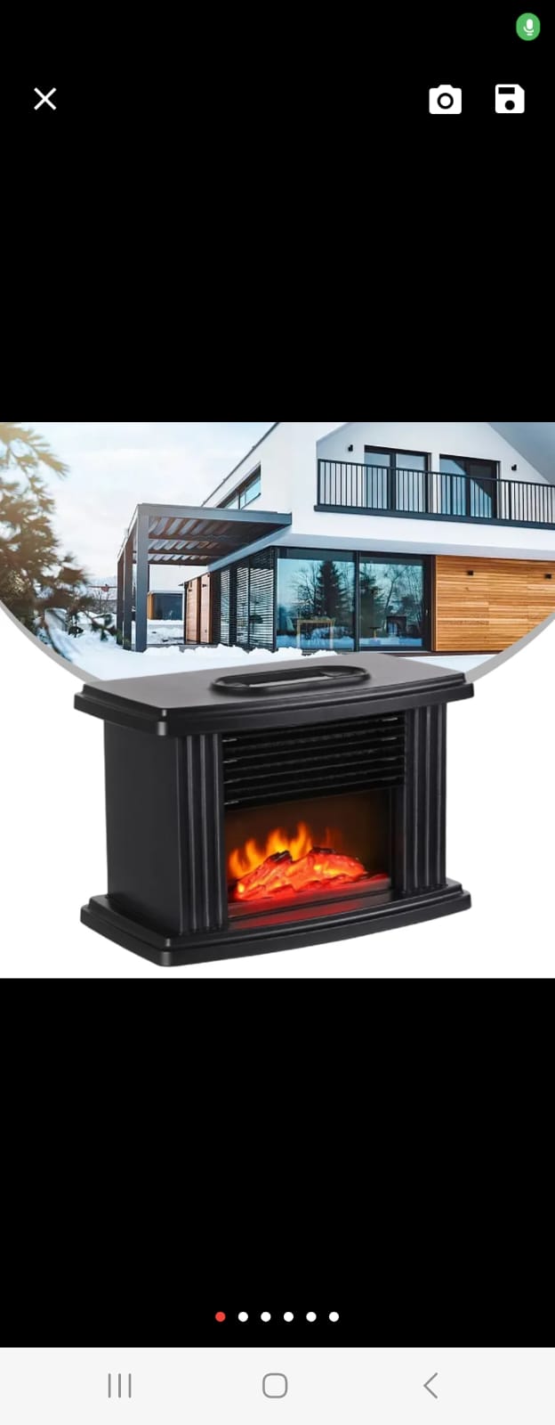 Electric Fireplace with Heat | Available in 12", 15", and 23" Sizes