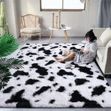 Patches Fluffy Carpet 5x8 Size, Soft and Stylish Rug for Home Décor