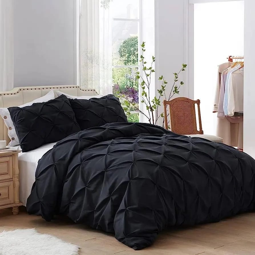 Quilt Duvet Cover | Tufted, Chic Dot & Diamond Design (220x240cm) for 6x6|6x7 Beds