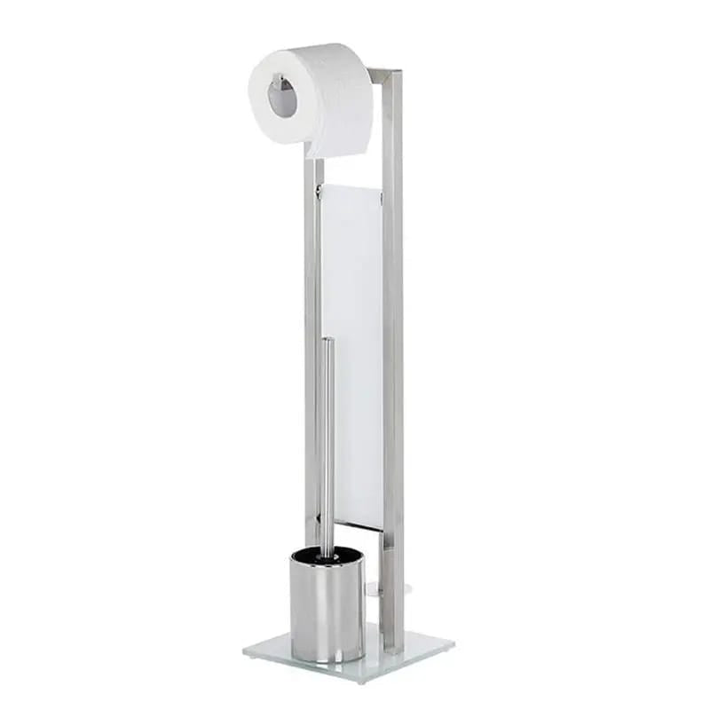 Free Standing Metal Tissue Holder  Elegant and Fashionable (Silver & Black)