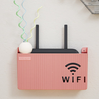 Wall Mounted Wireless WiFi Router Box/Cover – Router Rack Organizer for Home Décor (14x24.5x6cm)