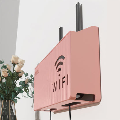 Wall Mounted Wireless WiFi Router Box/Cover – Router Rack Organizer for Home Décor (14x24.5x6cm)