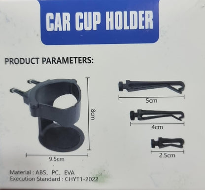 1Kg Car Cup Holder  Available in Black Color