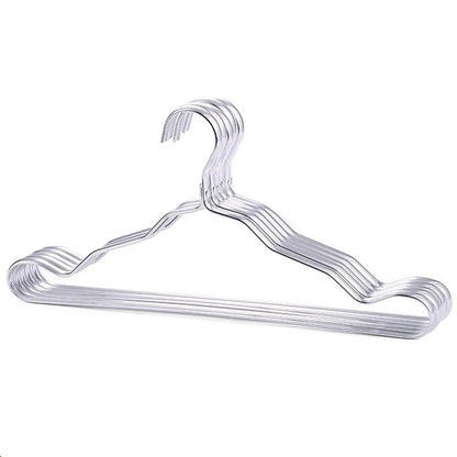 5 Piece Plastic Clothes Drying Hanger Set | NonSlip Design | Ideal for Wardrobes & Drying Racks | Coats & Shirts