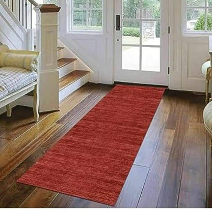 Monocolour Runner Rug |  Ideal for Corridor, Kitchen, Entryway | Kitchen Dining Room Decor