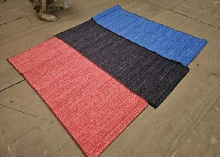 Monocolour Runner Rug |  Ideal for Corridor, Kitchen, Entryway | Kitchen Dining Room Decor