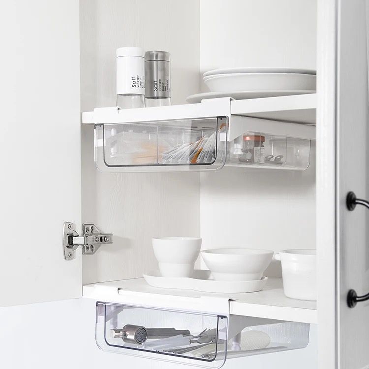 Under Shelf Organizer Space Saving Storage Rack for Kitchen, Office, and Home