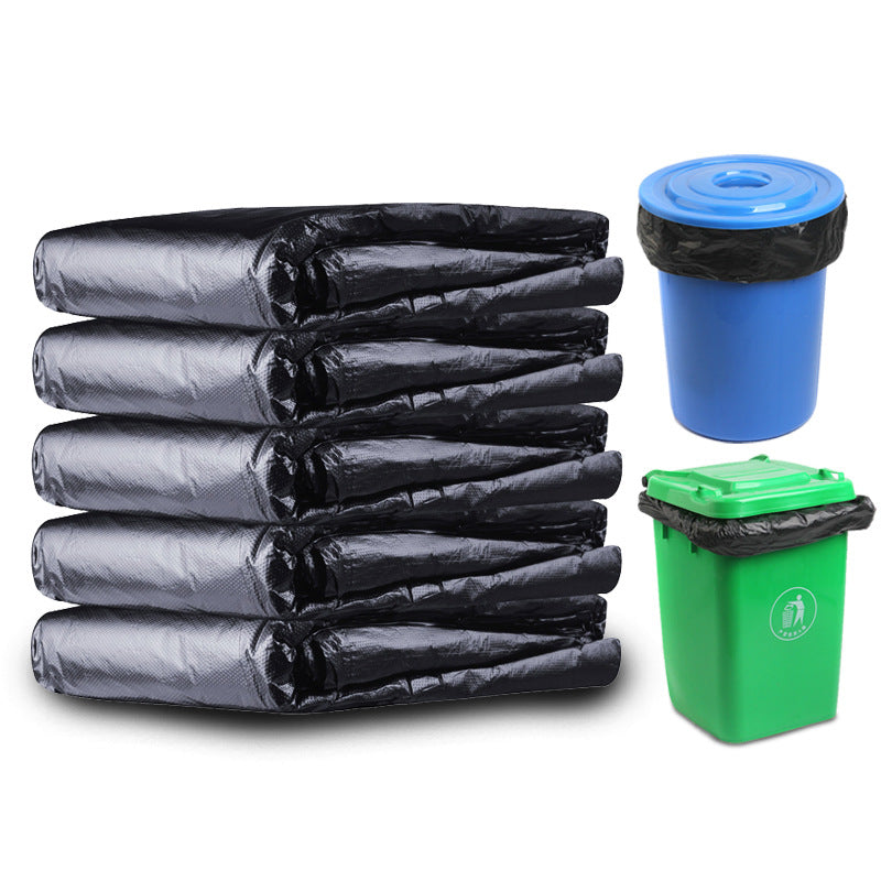 50 Piece Disposable Garbage Trash Bags | Heavy Duty Leakproof Design | Ideal for Home, Office, and Kitchen Use