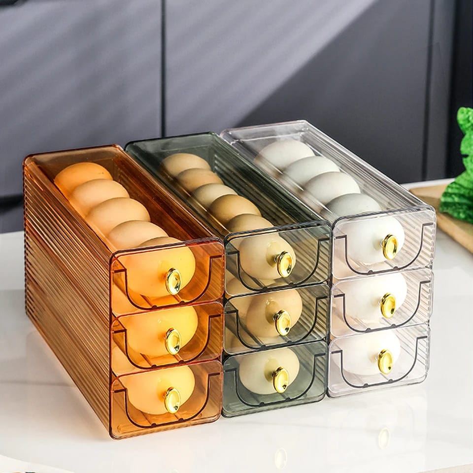 3-layer Space-Saving Egg Tray