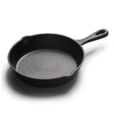 4 Piece Cast Iron Skillet Set | Heavy Gauge Durable Pans | Pre Seasoned for Frying, Baking & Searing | 11.5 cm, 17 cm, 21 cm, and 27 cm