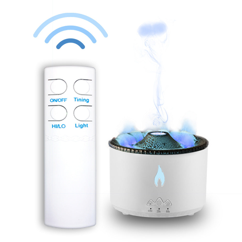 Volcano Aromatherapy Diffuser  Humidifier | 560ml Water Tank | Two Speed Timing & Remote Control