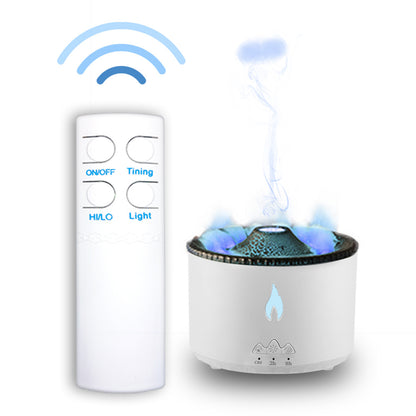 Volcano Aromatherapy Diffuser  Humidifier | 560ml Water Tank | Two Speed Timing & Remote Control