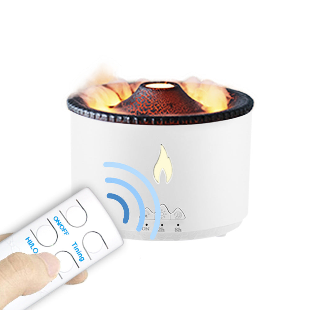 Volcano Aromatherapy Diffuser  Humidifier | 560ml Water Tank | Two Speed Timing & Remote Control