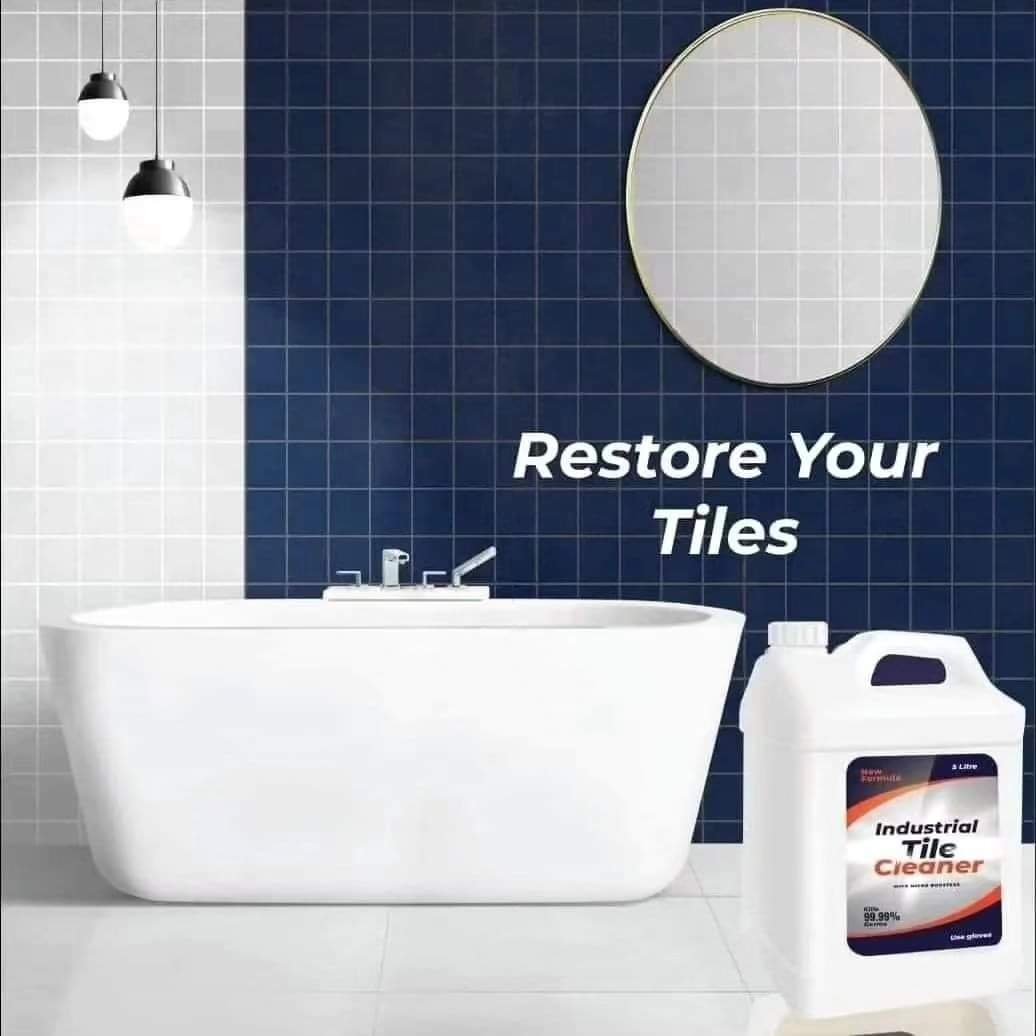 5 Litres Industrial Tile Cleaner | Powerful Stain Remover for Tiles, Marble, Granite, Porcelain, and Cabro