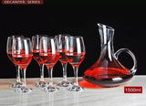 7 in 1  Wine Decanter Set – Includes 6 Wine Glasses and 1 Decanter for Elegant Wine Service