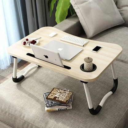 Foldable Breakfast Laptop Table Work Table | MDF | Pre Assembled | Multiple Colors