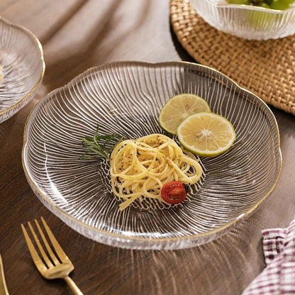 6-Piece Phnom Penh Glass Luxury Plate Set