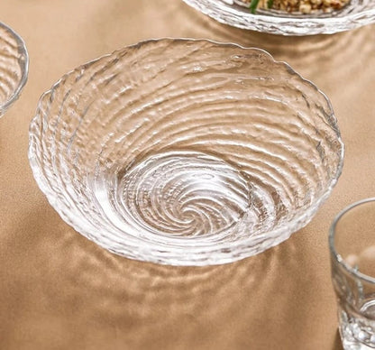 Phnom Penh Glass Luxury Bowl | 6 Piece Set | 19 cm x 7 cm | High Quality Glass