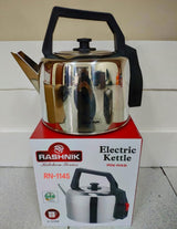 Rashnik Kitchen Series RN-1145 Electric Kettle | 5.7L Stainless Steel | 2200W Cordless Water Boiler with Auto Shut-Off