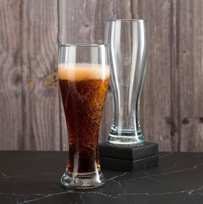 2 Piece Pasabahce Weizenbeer Glasses Set | 620ml Transparent Glasses for Perfect Beer Enjoyment