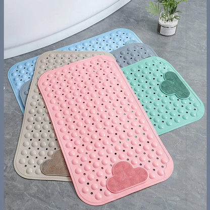 High Quality PVC Toilet | Bathroom Non-Slip Floor Mat| Multiple Colors | Textured Anti-slip Bath Mats