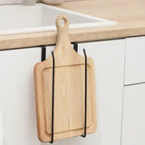 Household Kitchen Utensils Cabinet Paper Towel Rack  Free Perforated Plastic Wrap Storage & Toilet Roll Holder