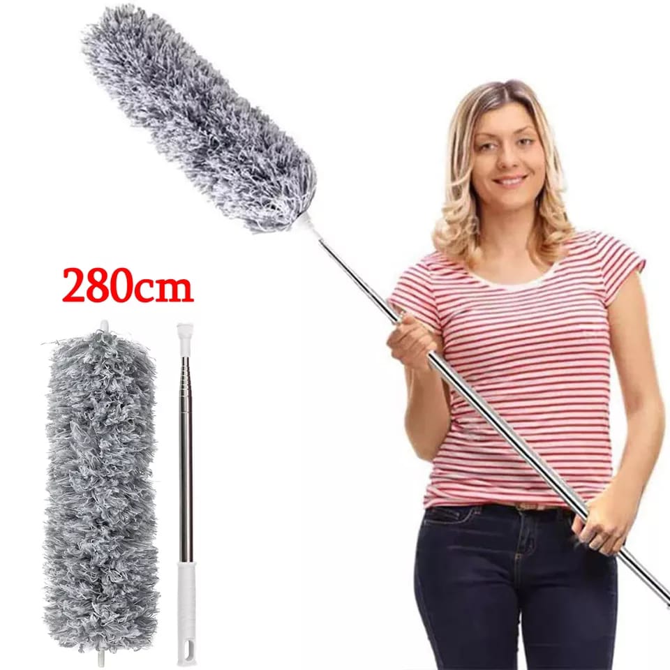 Multifunctional Long Extendable Microfiber Handle Duster – Telescopic Anti-Dust Brush for Household Cleaning and Dust Removal