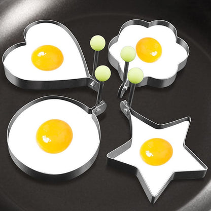 High Quality Stainless Steel Fried Egg Shaper Pancake Mould | Omelette Mold & Cooking Tools for Perfect Eggs and Pancakes