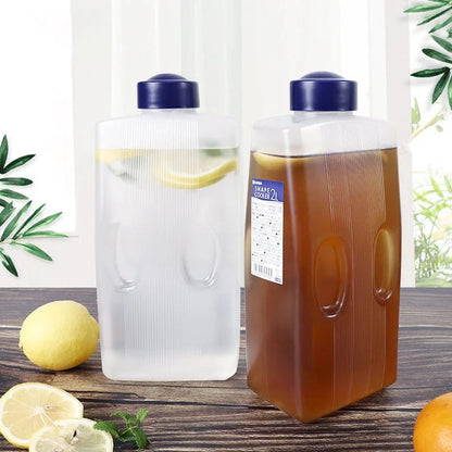 2L High-Temperature Resistant Cold Water Bottle – Thickened Anti-Fall Plastic Juice Container for Fridge with Anti-Flavor Transfer