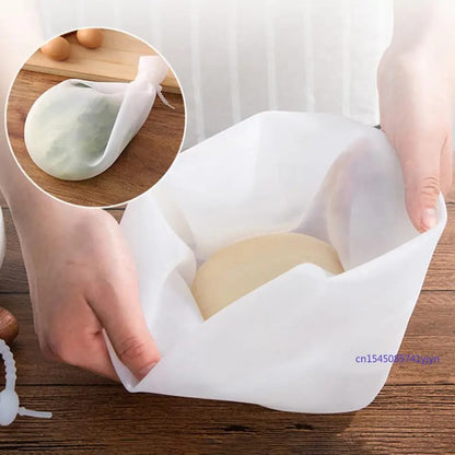 Large Food Grade Silicone Dough Kneading Bag | Flour & Dough Mixer for Bread, Pastry, and Pizza