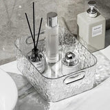 Acrylic Clear Storage Box | Bathroom Makeup Organizer with Multiple Compartments for Cosmetics, Jewelry, and Accessories