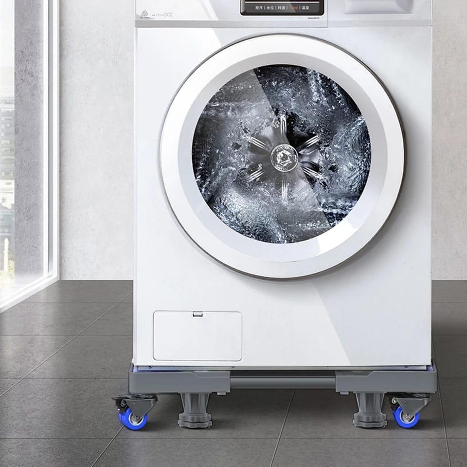 Heavy Duty Washing Machine|Fridge|Cooker Stand Base|Adjustable, Sturdy with Lockable Wheels