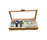 Furaha Finds 6-Slot Wooden Watch Organizer