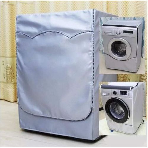 Front Load Washing Machine Cover |Sunproof & Waterproof (85 x 64 x 65 cm, Silver, Fits Up to 10kg)