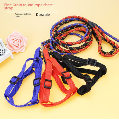 Dog leash / harness with collar