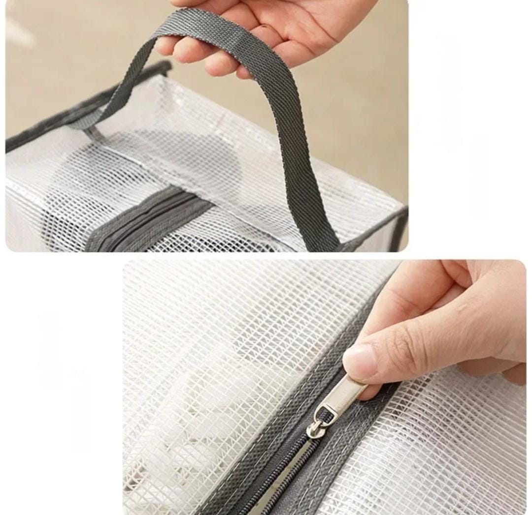 Mesh Shoe Bag,Mesh,Sturdy Zipper,Shoe Storage Bag,Shoe Packing Organizer,Unisex Shoe Bag for Men and Women