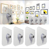 10 Pcs Heavy-Duty Self-Adhesive Wall Hooks | No-Drill, Waterproof & Removable