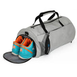 Furaha Finds Large Duffle Bag with Shoe Compartment. Stylish, durable, and water-resistant travel bag with spacious compartments for gym, travel, and weekend getaways