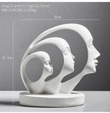 Originality Home Decoration Abstract Portrait Sculpture