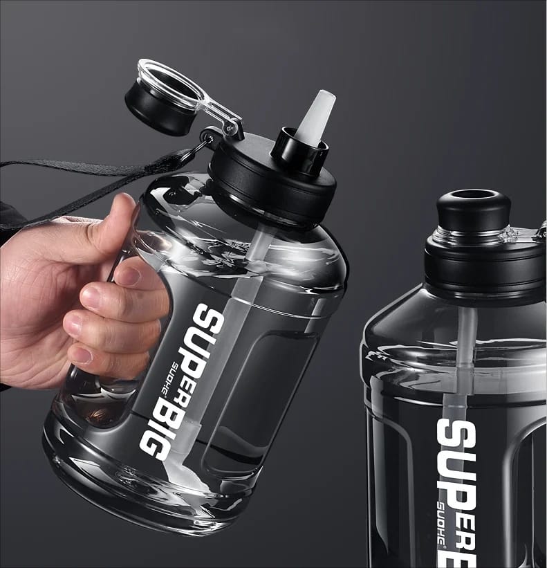 2800ml and 1600ml Water Bottle with Flip Lid | Leakproof & Easy to Carry