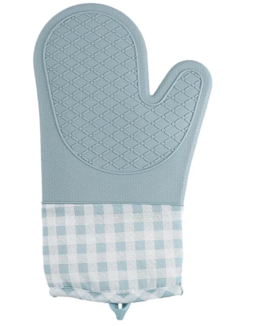 Silicon Oven Gloves (2pcs) | Insulated, Waterproof, Non Slip Design | 28cm x 18cm | Silicone Oven Gloves Heat Resistant, Non Slip Kitchen Mitts for Baking, Grilling, and Cooking