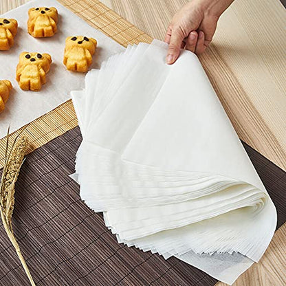 10 Pcs Pre Cut Parchment Paper Sheets (76 x 50 cm) | NonStick, Food Grade, Heat Resistant for Baking, Cooking, Grilling, and Freezing