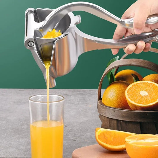 Metallic Manual Juicer – Heavy Duty Citrus Press for Fresh Juice Extraction