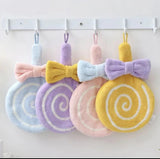 Cute Decorative Hand Towels Set of 4, Soft and Stylish for Bathroom or Kitchen use multi colour.