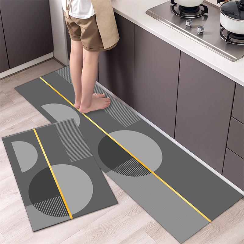 Kitchen Anti Slip Mats Durable and Comfortable Floor Protection, Large 120x40cm & Medium 60x40cm