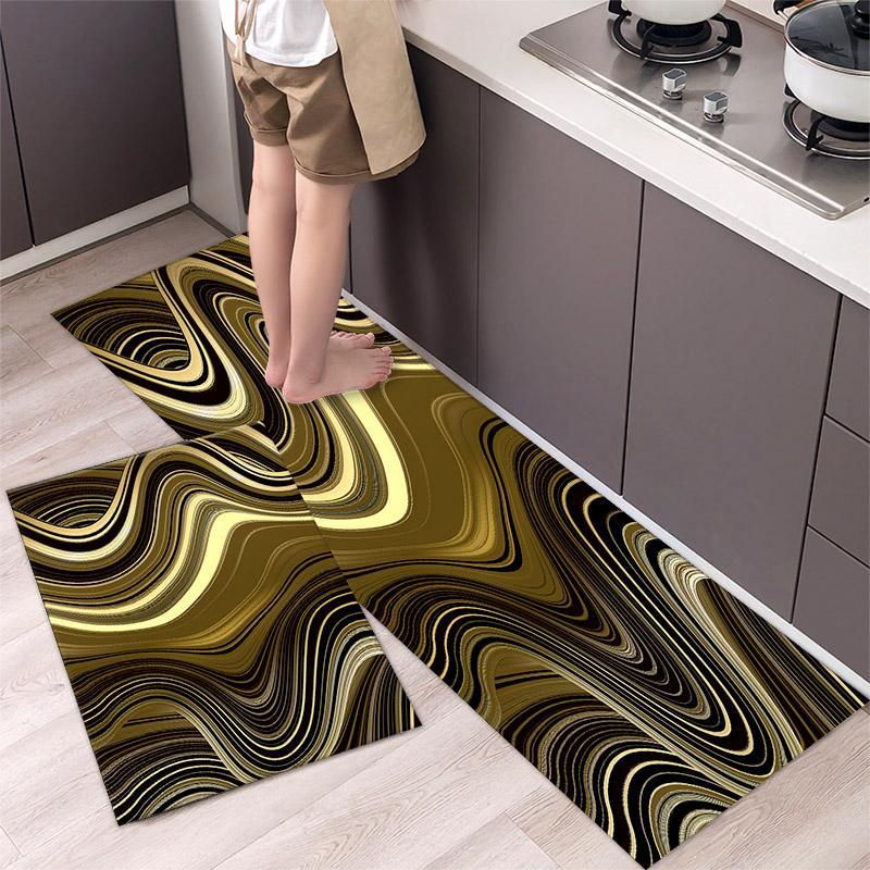 Kitchen Anti Slip Mats Durable and Comfortable Floor Protection, Large 120x40cm & Medium 60x40cm