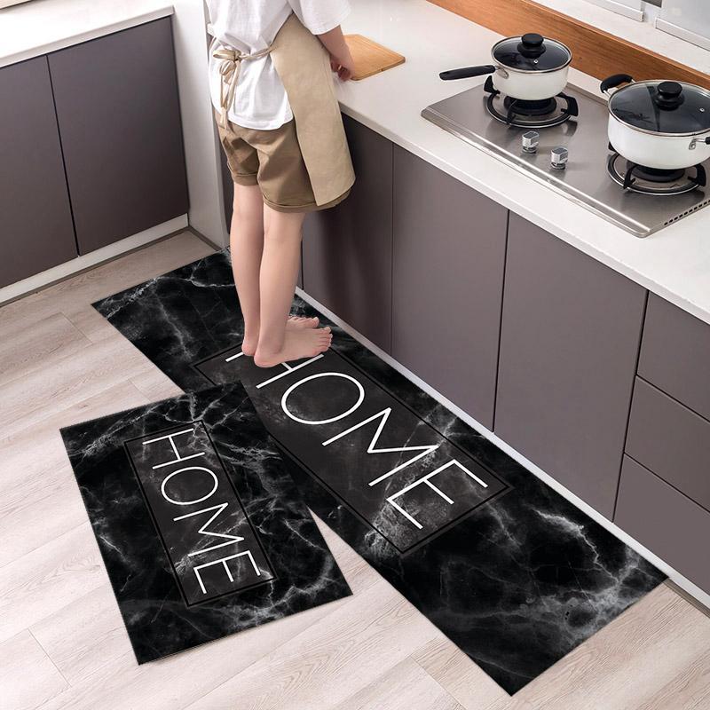 Kitchen Anti Slip Mats Durable and Comfortable Floor Protection, Large 120x40cm & Medium 60x40cm