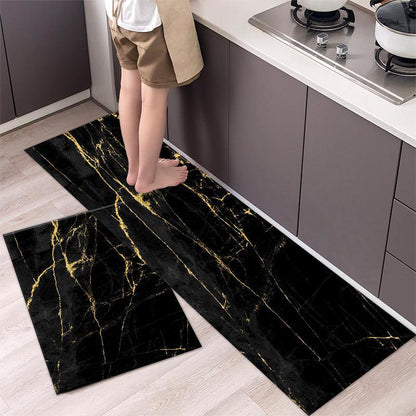 Kitchen Anti Slip Mats Durable and Comfortable Floor Protection, Large 120x40cm & Medium 60x40cm