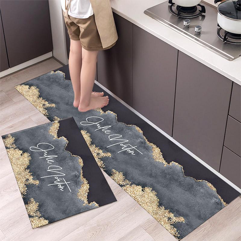 Kitchen Anti Slip Mats Durable and Comfortable Floor Protection, Large 120x40cm & Medium 60x40cm